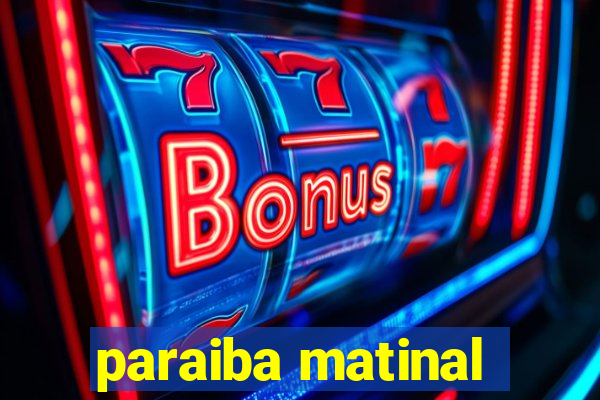 paraiba matinal